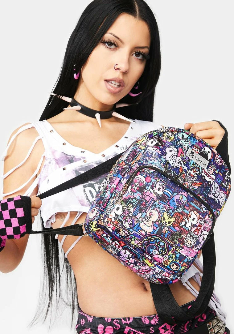 Tokidoki Midnight Metropolis Mini Backpack Bags & Wallets 3 Tokidoki Midnight Metropolis Mini Backpack Bags & Wallets