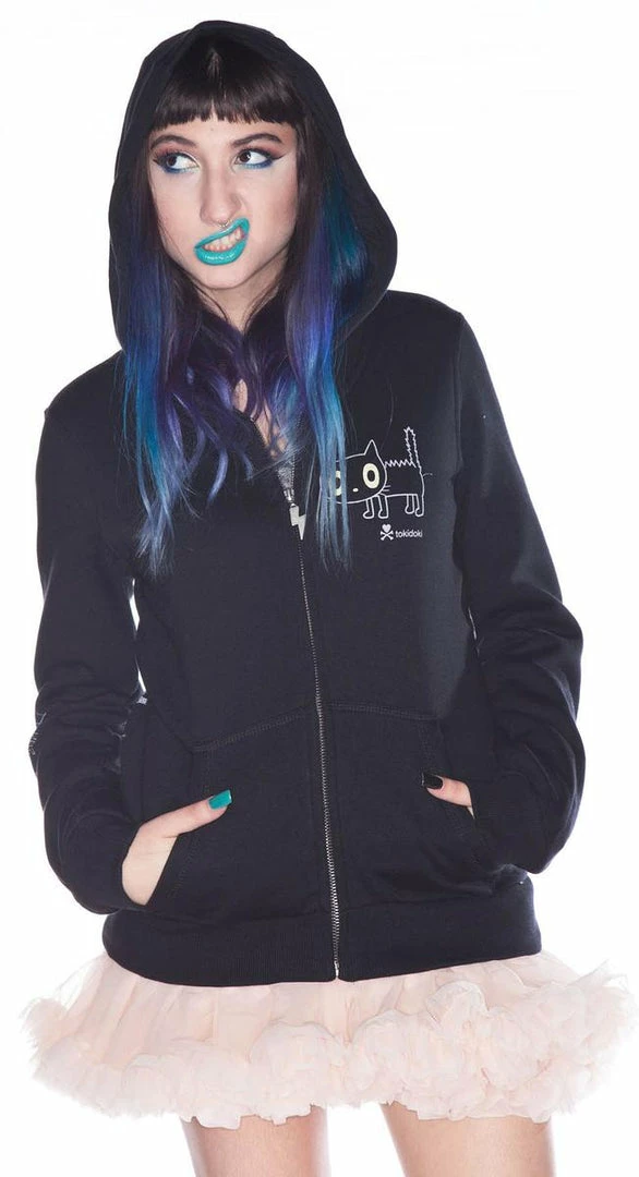 Tokidoki Afraid Of The Dark Zip Hoodie Outerwear 4 Tokidoki Afraid Of The Dark Zip Hoodie Outerwear