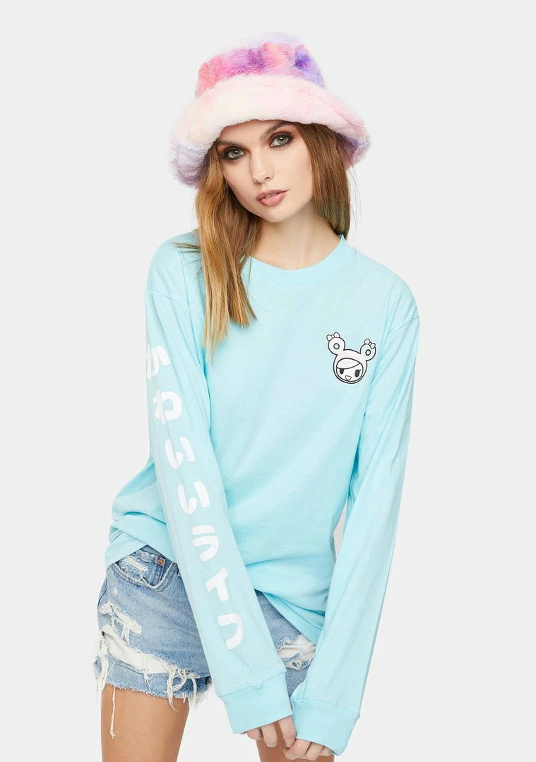 Tokidoki Kawaii Life Long Sleeve Tee 3 Tokidoki Kawaii Life Long Sleeve Tee