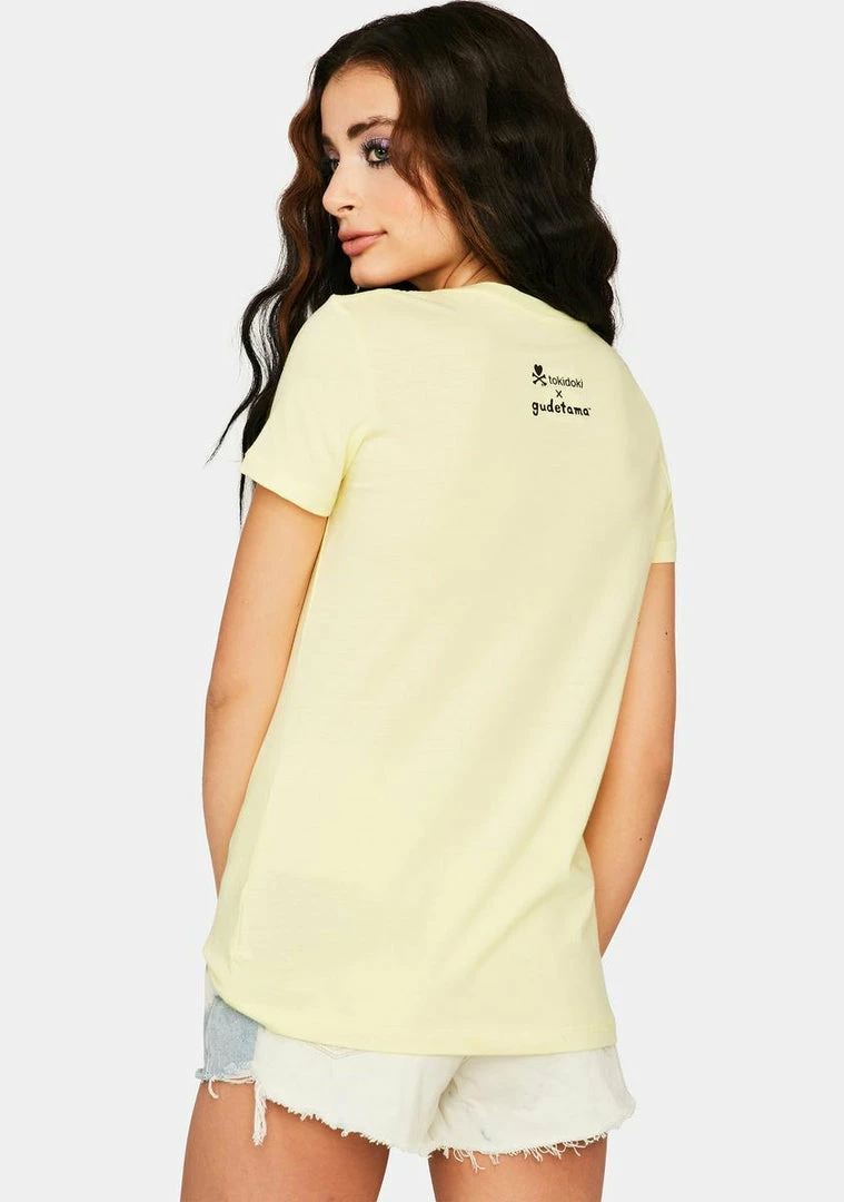 Tokidoki Tops X Gudetama Glad You're Not Here Tee 6 Tokidoki Tops X Gudetama Glad You're Not Here Tee