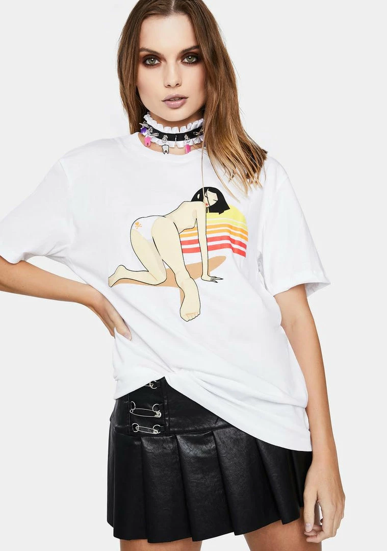 Tokidoki Sunset Short Sleeve Graphic Tee 3 Tokidoki Sunset Short Sleeve Graphic Tee