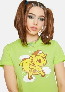 Tokidoki Tops Pompom Unicorno Graphic Tee
