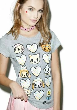 Tokidoki Heart You T-Shirt Tops