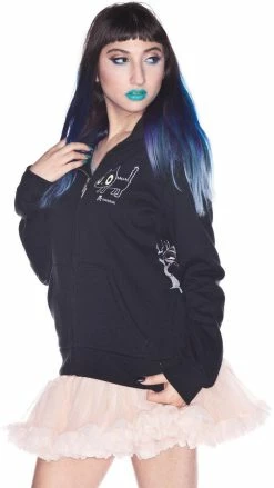 Tokidoki Afraid Of The Dark Zip Hoodie Outerwear 8 Tokidoki Afraid Of The Dark Zip Hoodie Outerwear