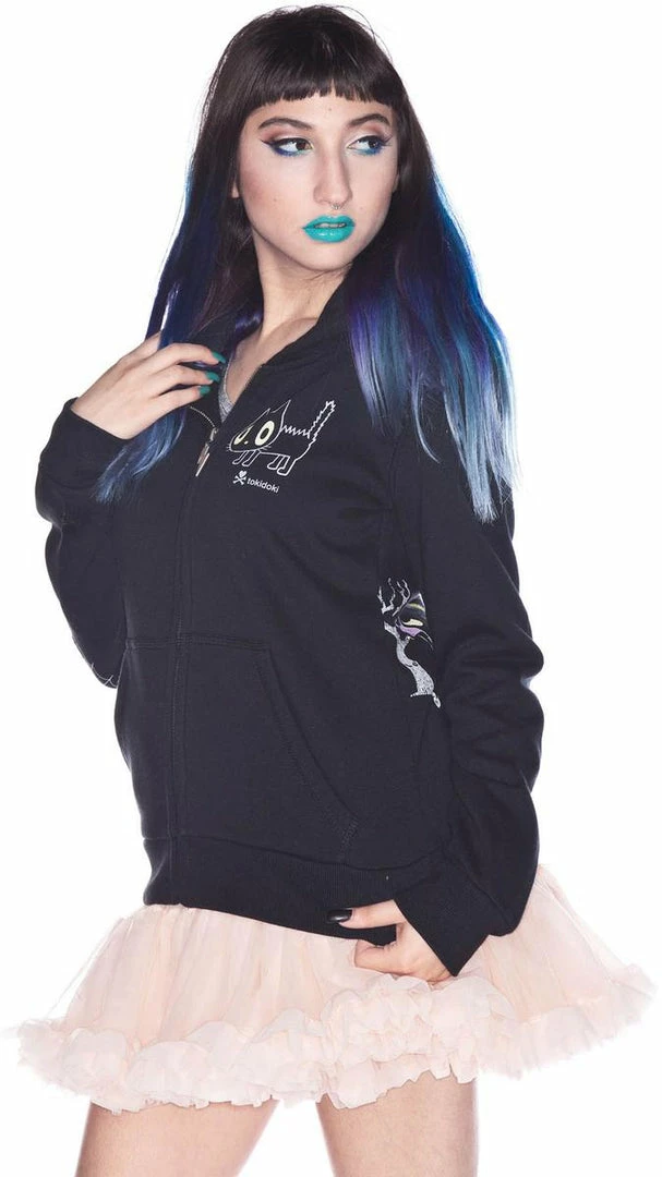 Tokidoki Afraid Of The Dark Zip Hoodie Outerwear 5 Tokidoki Afraid Of The Dark Zip Hoodie Outerwear