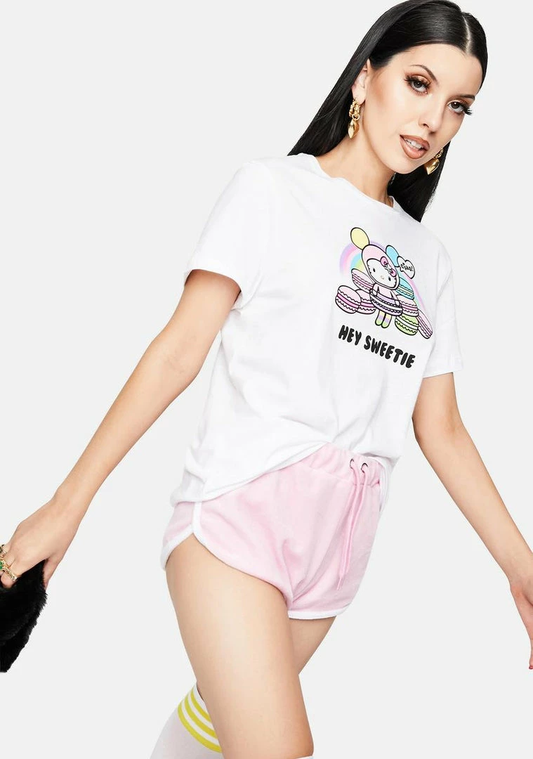 Tokidoki Tops X Hello Kitty Hey Sweetie Graphic Tee 4 Tokidoki Tops X Hello Kitty Hey Sweetie Graphic Tee