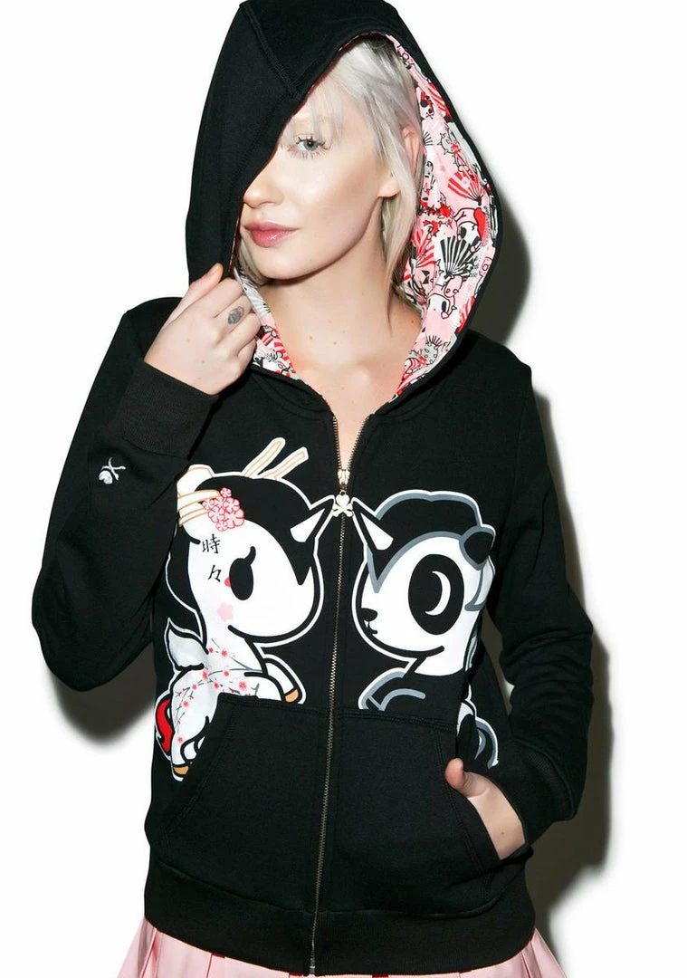 Tokidoki Osaka Hoodie Outerwear 3 Tokidoki Osaka Hoodie Outerwear