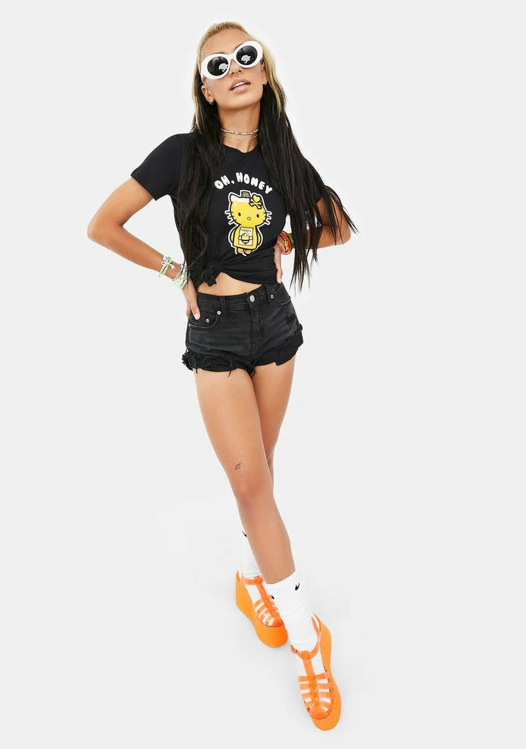 Tokidoki Tops X Hello Kitty Oh Kitty Short Sleeve Graphic Tee 5 Tokidoki Tops X Hello Kitty Oh Kitty Short Sleeve Graphic Tee