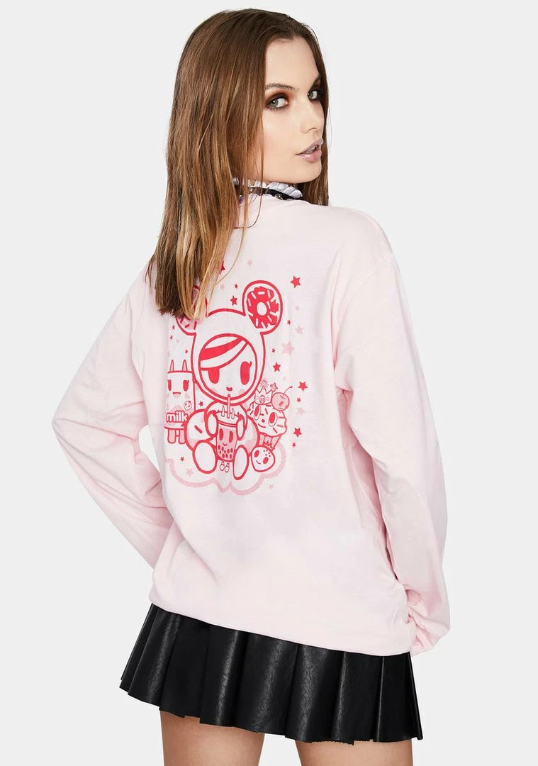 Tokidoki Tops Boba Dreaming Graphic Tee 3 Tokidoki Tops Boba Dreaming Graphic Tee