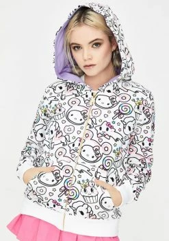 Tokidoki Outerwear X Hello Kitty Hello Sugar Rush Zipup Hoodie