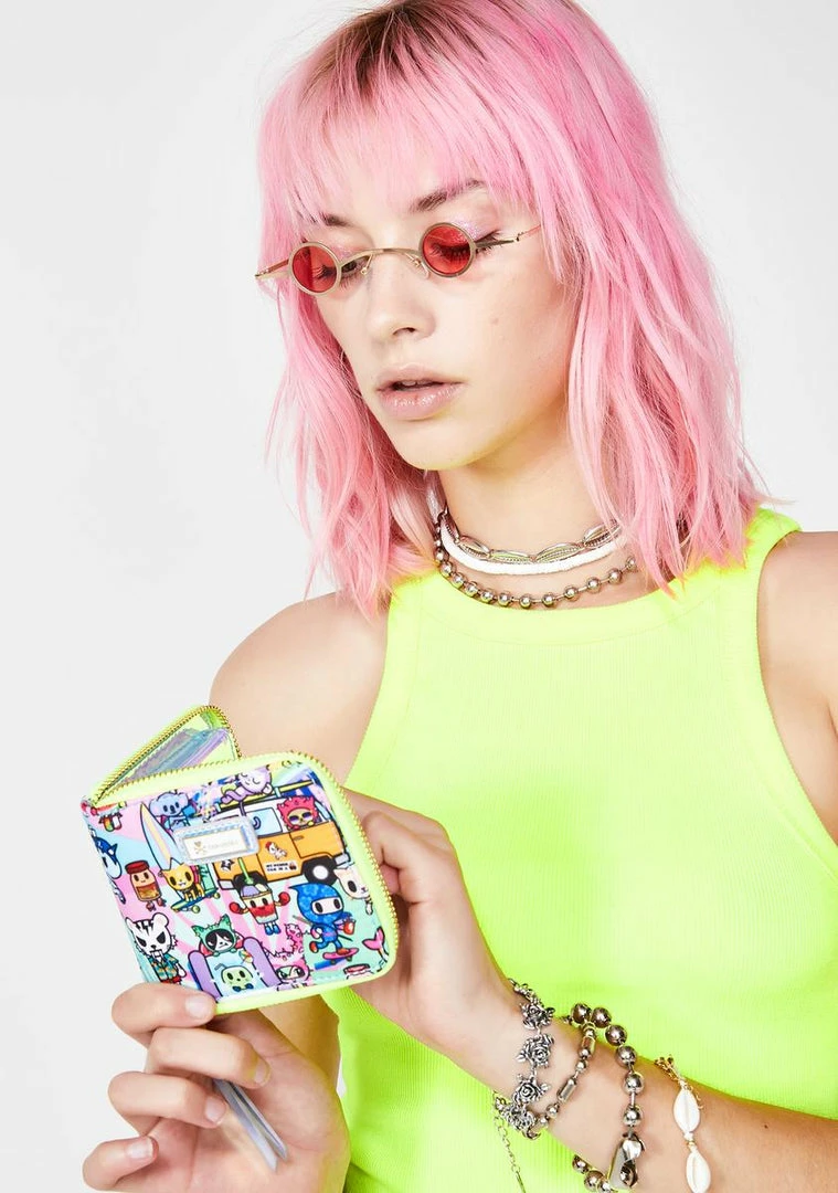 Tokidoki Pool Party Small Wallet Bags & Wallets 3 Tokidoki Pool Party Small Wallet Bags & Wallets