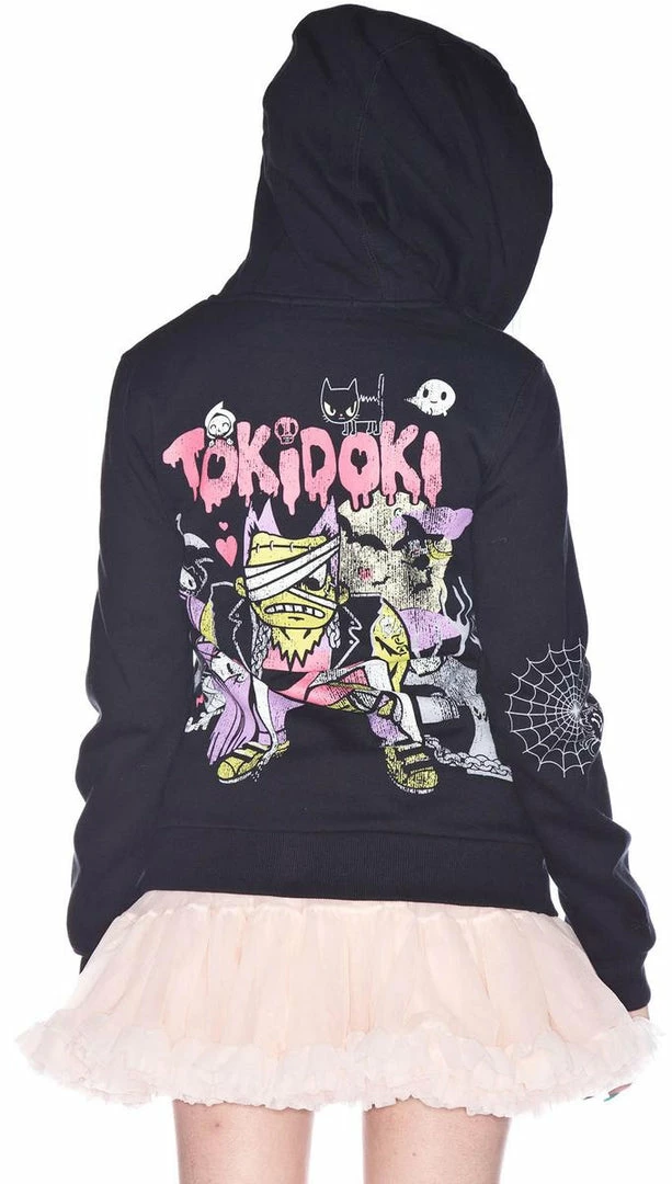 Tokidoki Afraid Of The Dark Zip Hoodie Outerwear 6 Tokidoki Afraid Of The Dark Zip Hoodie Outerwear