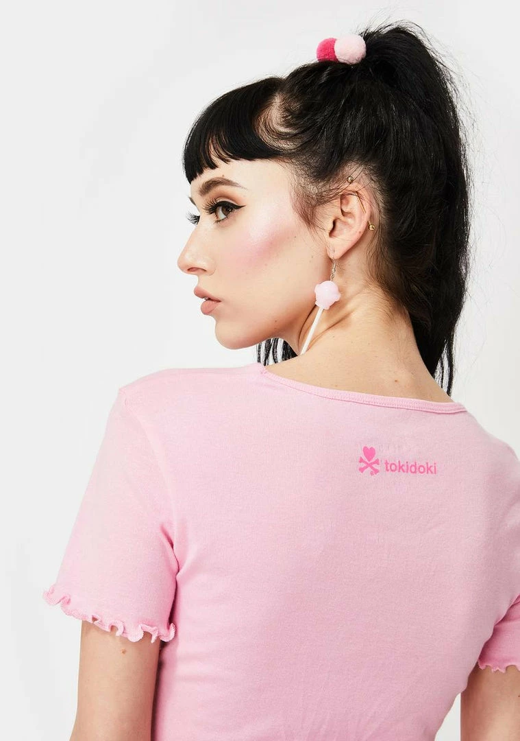 Tokidoki Dragon Fruit Crop Graphic Tee 6 Tokidoki Dragon Fruit Crop Graphic Tee