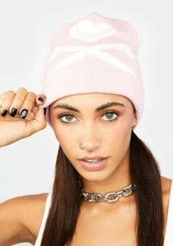 Tokidoki Heart And Crossbones Beanie Hats