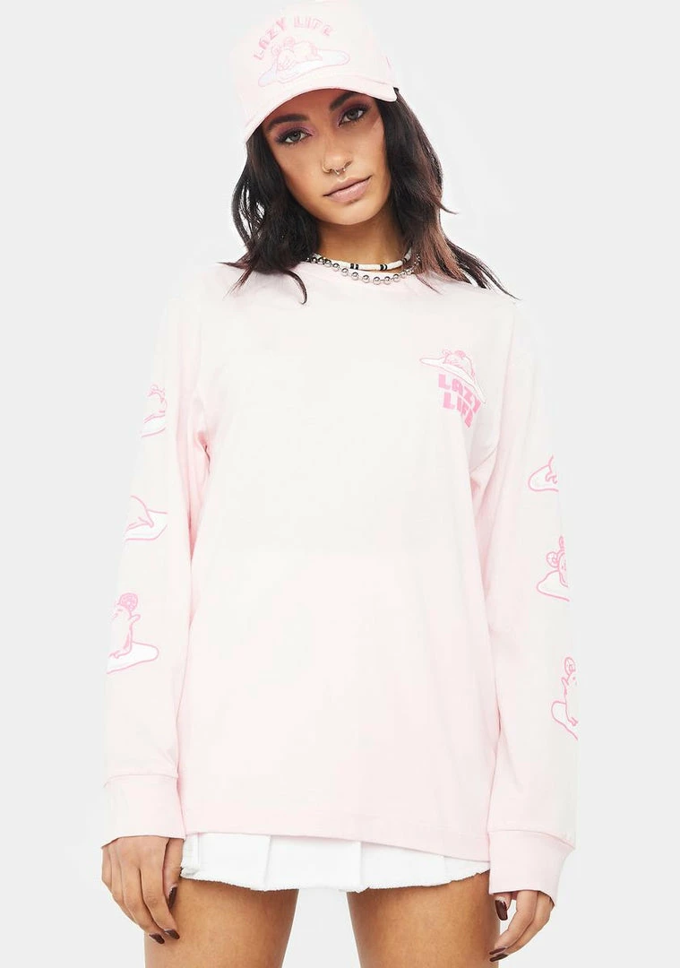 Tokidoki Lazy Life Long Sleeve Tee 3 Tokidoki Lazy Life Long Sleeve Tee