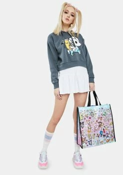 Tokidoki Tops X Gudetama Gude Latte Cropped Hoodie