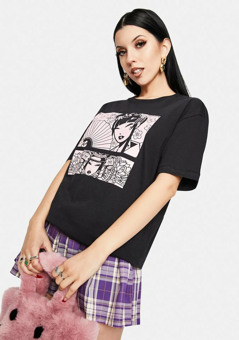 Tokidoki Spring Warrior Graphic Tee Tops 4 Tokidoki Spring Warrior Graphic Tee Tops