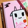 Tokidoki Strawberry Milk Notebook