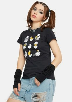 Tokidoki Scrambled Gudetama Graphic Tee Tops 7 Tokidoki Scrambled Gudetama Graphic Tee Tops