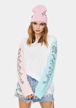 Tokidoki X Hello Kitty And Friends Twin Sleeve Long Sleeve Tee Tops