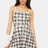 Tokidoki Plaid Dress Picnic Mini Dress