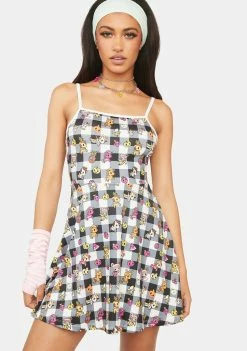 Tokidoki Plaid Dress Picnic Mini Dress