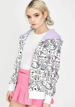 Tokidoki Outerwear X Hello Kitty Hello Sugar Rush Zipup Hoodie