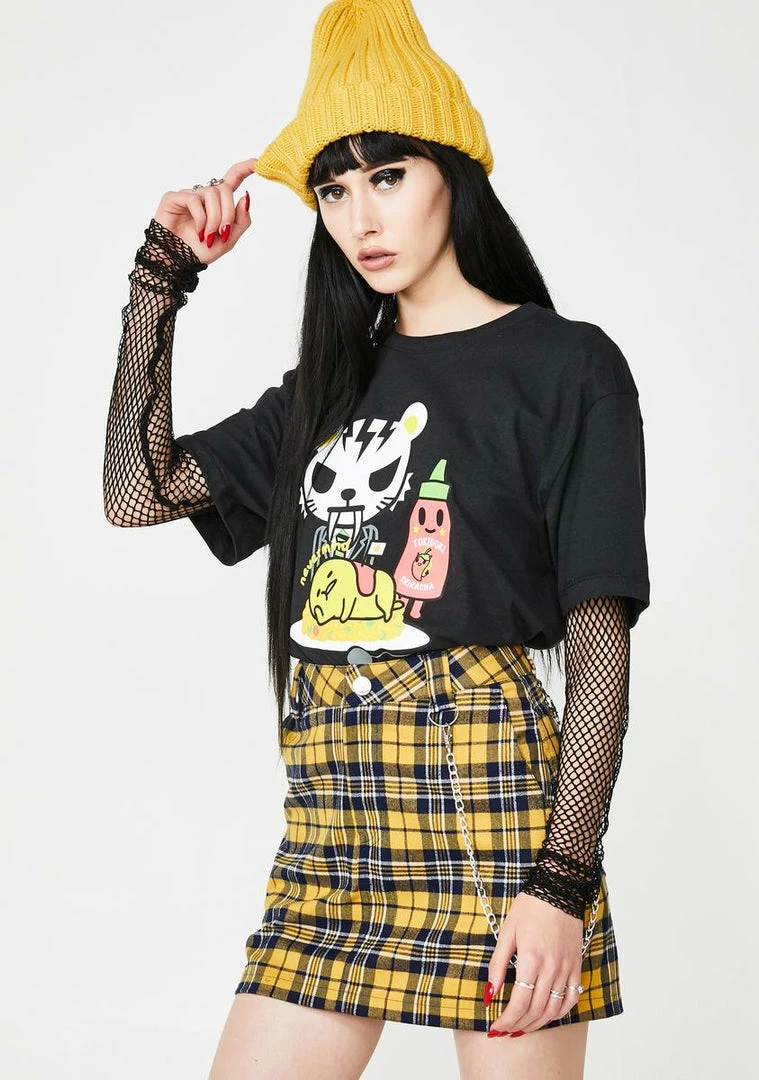 Tokidoki Tops Spicy Gudetama Graphic Tee 4 Tokidoki Tops Spicy Gudetama Graphic Tee