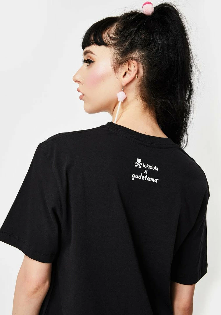 Tokidoki X Gudetama Sleep All Day Graphic Tee Tops 6 Tokidoki X Gudetama Sleep All Day Graphic Tee Tops