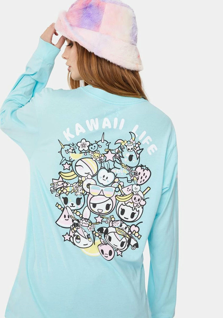 Tokidoki Kawaii Life Long Sleeve Tee 4 Tokidoki Kawaii Life Long Sleeve Tee