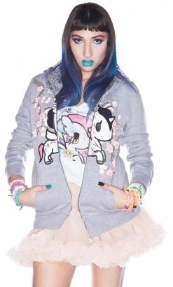 Tokidoki Domo Unicorno Zip Hoodie Outerwear 8 Tokidoki Domo Unicorno Zip Hoodie Outerwear