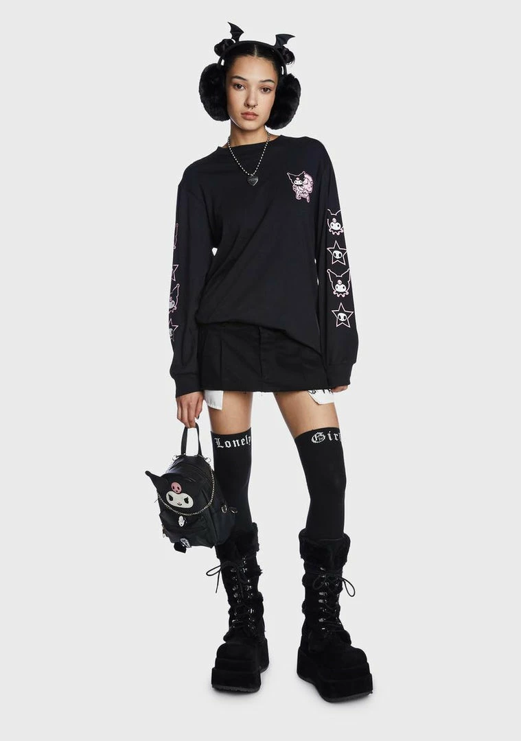 Tokidoki Tops Toki Kuromi Long Sleeve Tee 6 Tokidoki Tops Toki Kuromi Long Sleeve Tee