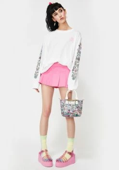 Tokidoki Tops Garden Sleeves Long Sleeve Graphic Tee 8 Tokidoki Tops Garden Sleeves Long Sleeve Graphic Tee