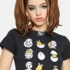 Tokidoki Scrambled Gudetama Graphic Tee Tops 1 Tokidoki Scrambled Gudetama Graphic Tee Tops