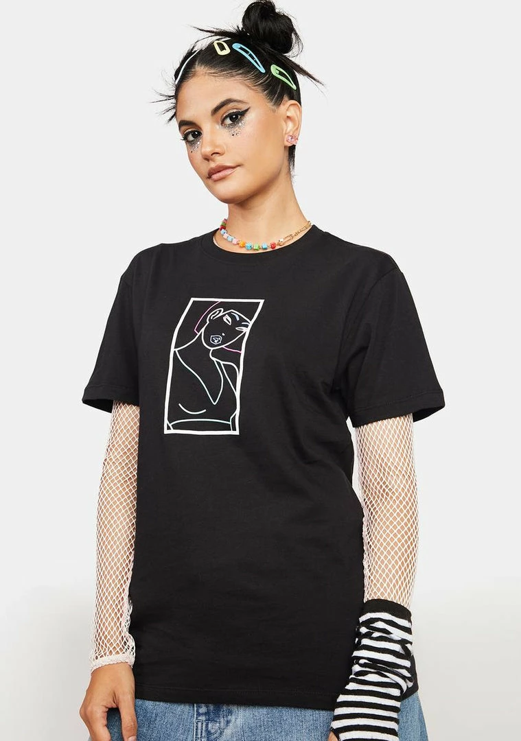 Tokidoki Neon City Graphic Tee Tops 6 Tokidoki Neon City Graphic Tee Tops