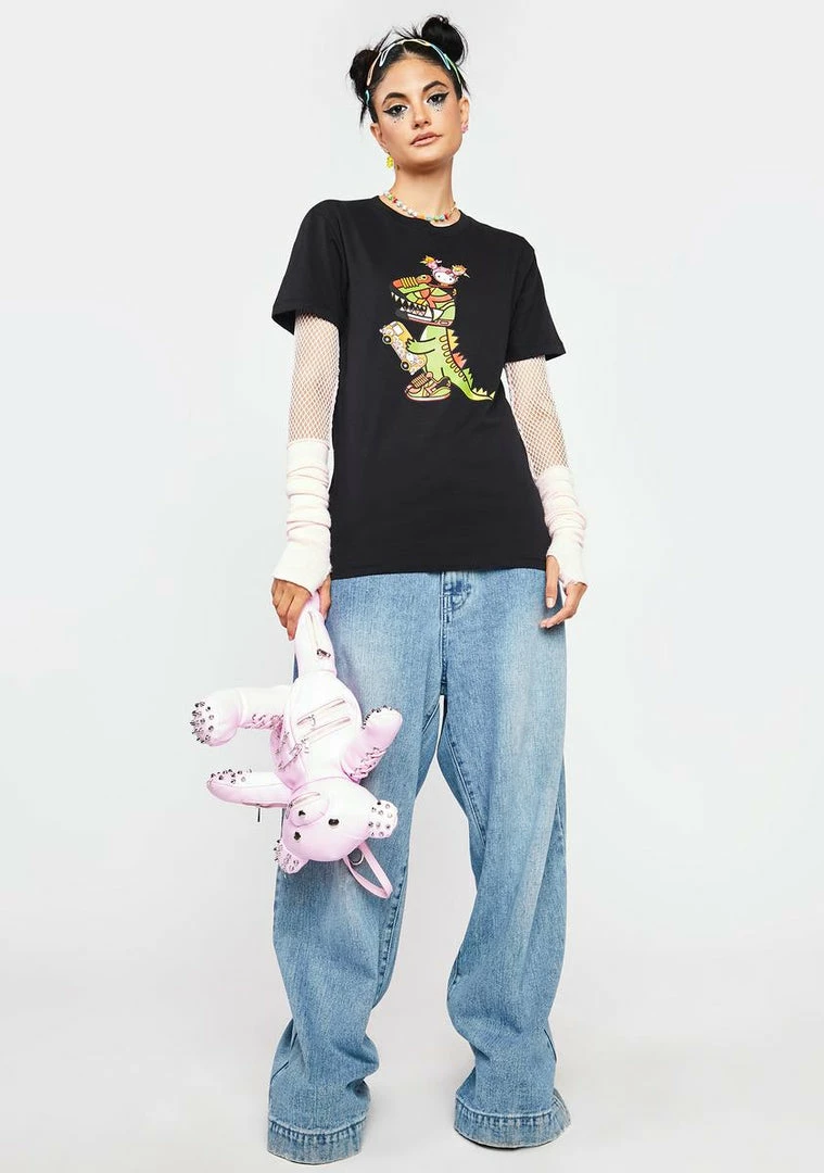 Tokidoki X Hello Kitty Kaiju Attack Graphic Tee 5 Tokidoki X Hello Kitty Kaiju Attack Graphic Tee