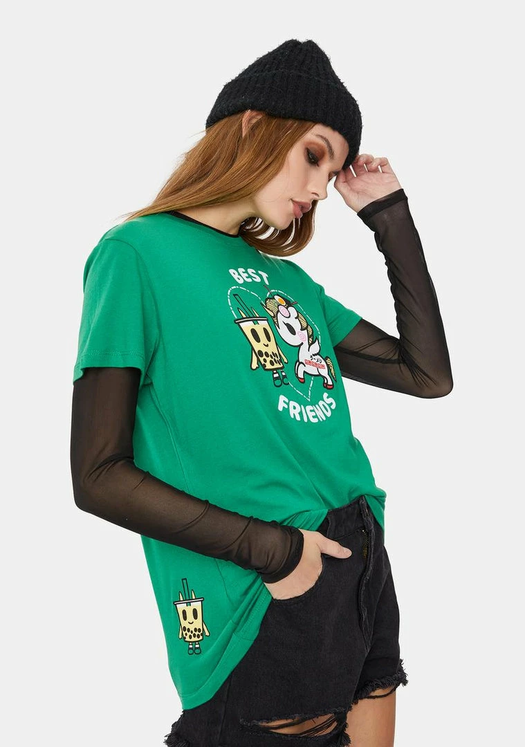 Tokidoki Tops Little Tokyo BFFs Graphic Tee 4 Tokidoki Tops Little Tokyo BFFs Graphic Tee