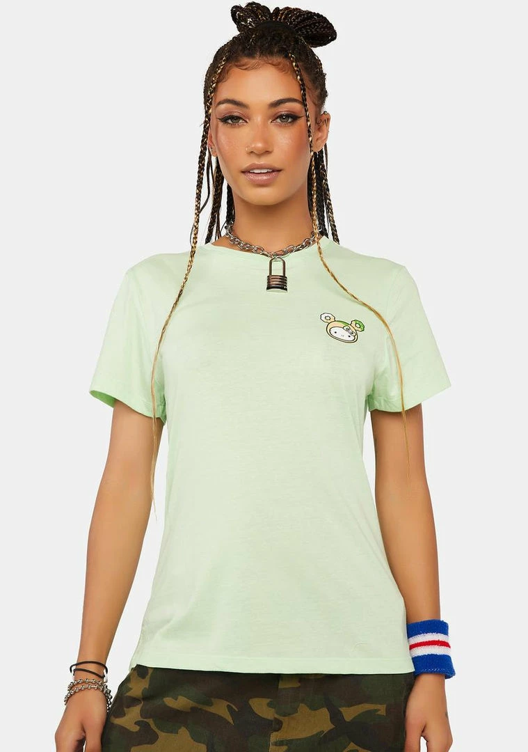 Tokidoki Graphic T-Shirt X Hello Kitty Mochi Matcha Kitty Tee 4 Tokidoki Graphic T-Shirt X Hello Kitty Mochi Matcha Kitty Tee