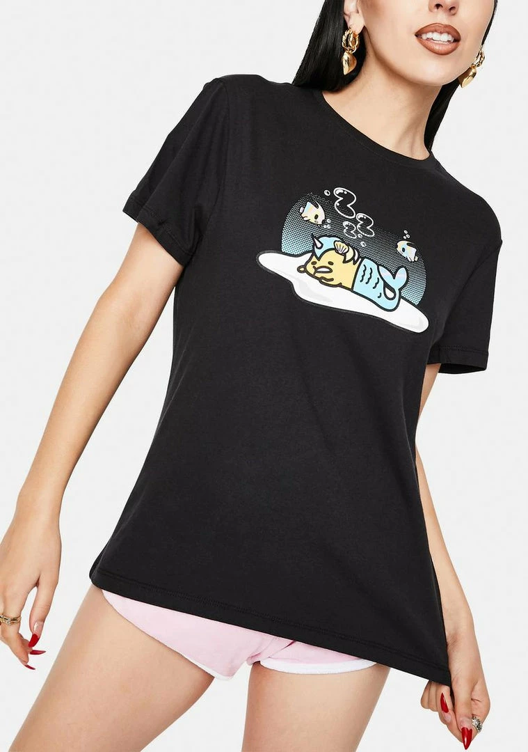 Tokidoki X Gudetama Gude Under Water Graphic Tee Tops 2 Tokidoki X Gudetama Gude Under Water Graphic Tee Tops