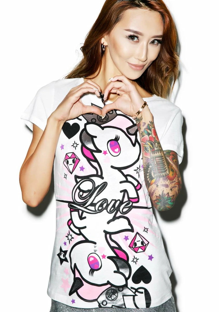 Tokidoki Tops Queen Of Hearts Tee 5 Tokidoki Tops Queen Of Hearts Tee