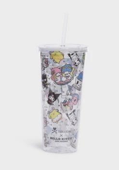 Tokidoki Glasses & Cups X Hello Kitty And Friends Acrylic Tumbler