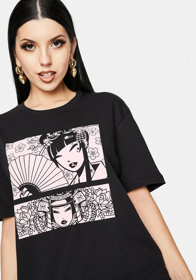 Tokidoki Spring Warrior Graphic Tee Tops 3 Tokidoki Spring Warrior Graphic Tee Tops