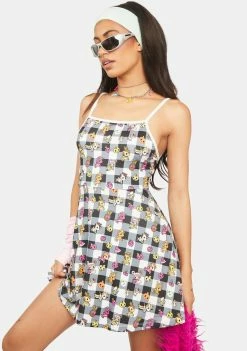 Tokidoki Plaid Dress Picnic Mini Dress