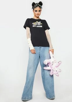 Tokidoki Tops Hey Sugar Graphic Tee 8 Tokidoki Tops Hey Sugar Graphic Tee
