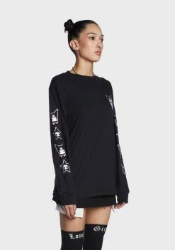 Tokidoki Tops Toki Kuromi Long Sleeve Tee 9 Tokidoki Tops Toki Kuromi Long Sleeve Tee