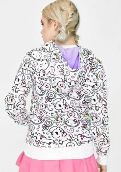 Tokidoki Outerwear X Hello Kitty Hello Sugar Rush Zipup Hoodie