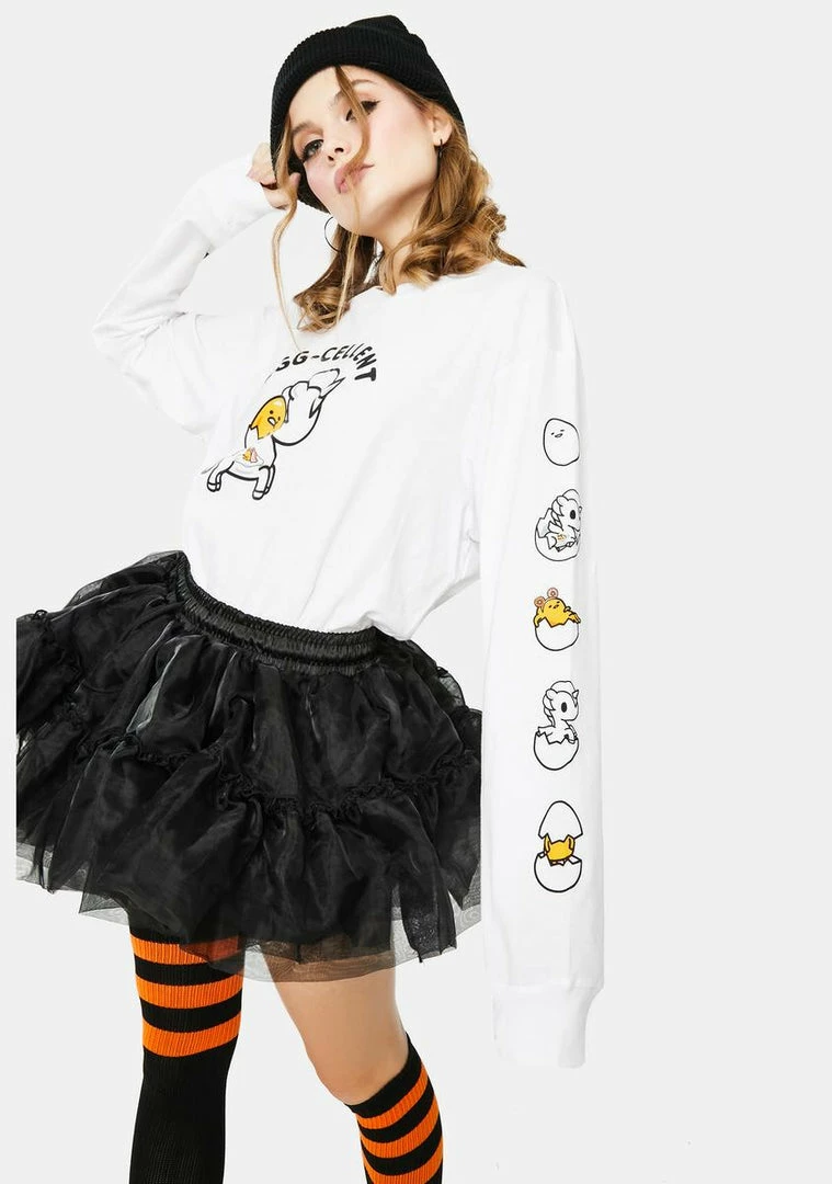 Tokidoki Tops Eggcellent Gude Graphic Tee 4 Tokidoki Tops Eggcellent Gude Graphic Tee